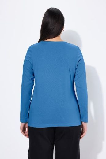 Plus size veliki brojevi Majica dugi rukavi okrugli izrez za punije