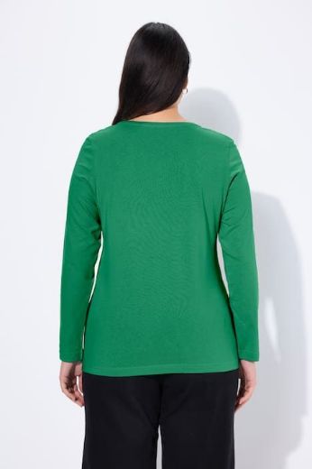 Plus size veliki brojevi Majica dugi rukavi okrugli izrez za punije