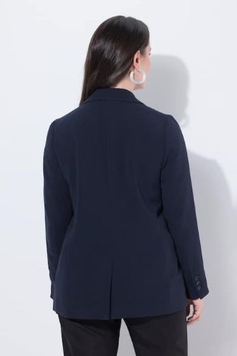 Plus size veliki brojevi Sako s kosim džepovima za punije