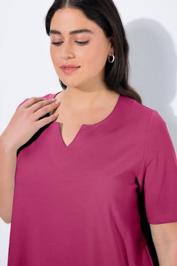 Plus size veliki brojevi Majica A kroj V ovratnik za punije