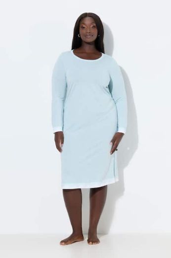 Plus size veliki brojevi Spavaćica s dodatkom ukrasne čipke za punije