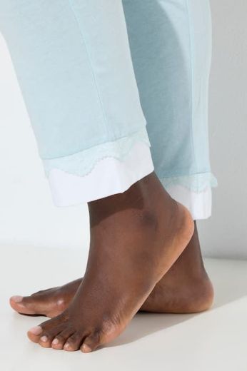 Plus size veliki brojevi Pidžama s dodatkom ukrasne čipke za punije