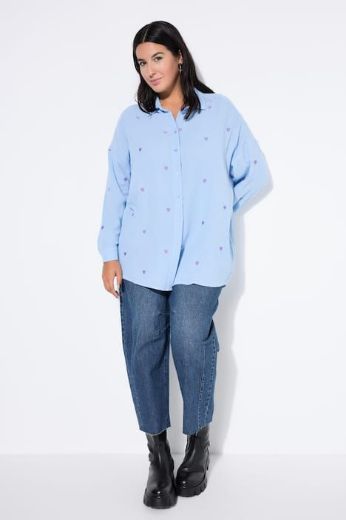 Plus size veliki brojevi Košulja šireg kroja s motivom srca za punije