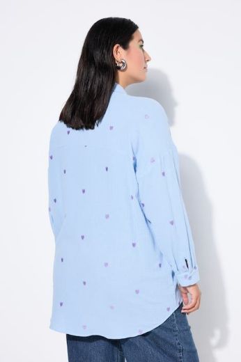 Plus size veliki brojevi Košulja šireg kroja s motivom srca za punije