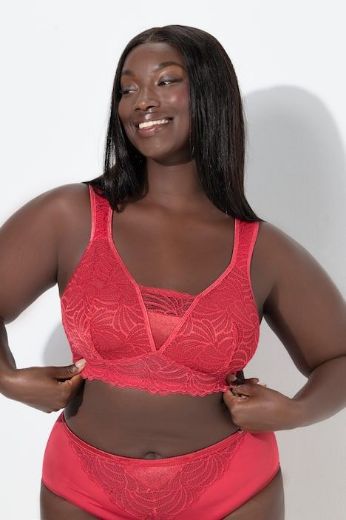 Plus size veliki brojevi Grudnjak sa širim naremenicama s dodatkom čipke za punije