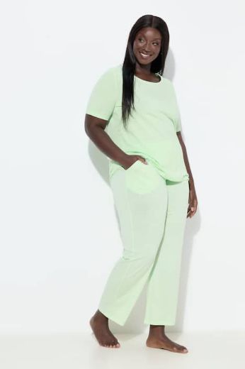 Plus size veliki brojevi Pidžama s kratkim rukavima i dugim nogavicama za punije