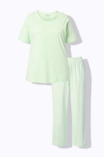 Plus size veliki brojevi Pidžama s kratkim rukavima i dugim nogavicama za punije