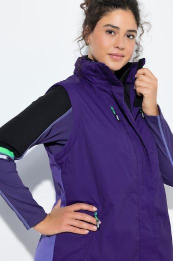 Plus size veliki brojevi Jakna lagana za kišu s mogućnošću skidanja rukava za punije