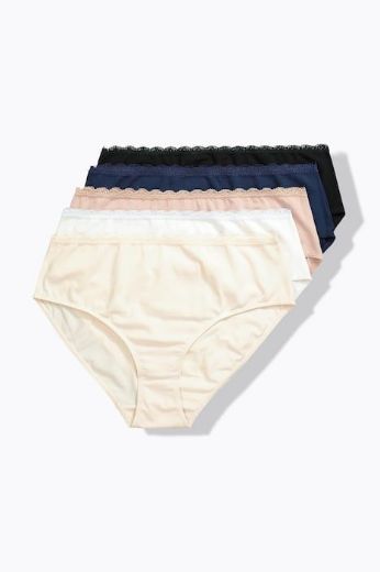 Plus size veliki brojevi Gaćice midi 5 komada za punije