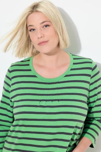 Plus size veliki brojevi Majica 3/4 rukava A kroja za punije