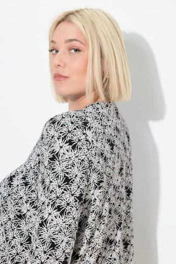 Plus size veliki brojevi Majica 3/4 rukava okruglog ovratnika za punije