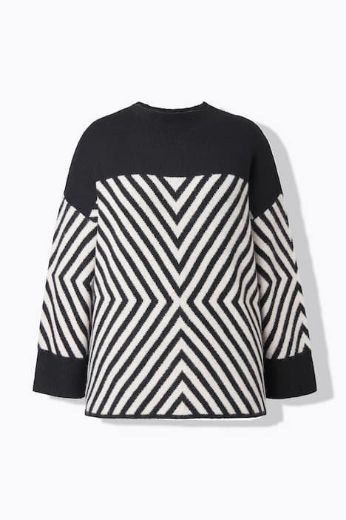 Plus size veliki brojevi Pulover povišenog ovratnika za punije