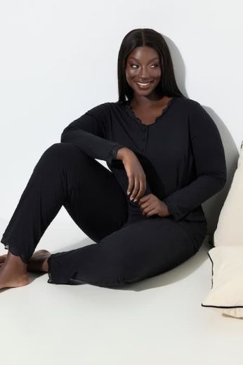 Plus size veliki brojevi Pidžama dugih rukava i dugih nogavica za punije