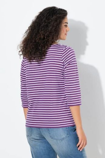 Plus size veliki brojevi Majica 3/4 rukava okruglog ovratnika za punije