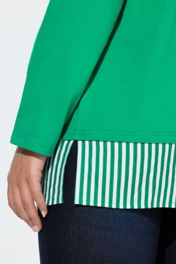 Plus size veliki brojevi Majica dugih rukava okruglog ovratnika za punije