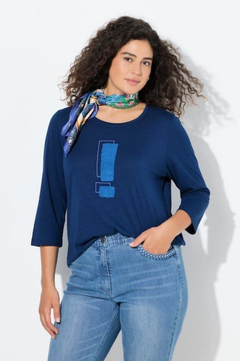 Plus size veliki brojevi Majica 3/4 rukava za punije