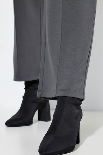 Plus size veliki brojevi Hlače ravnih nogavica elastičnog struka za punije