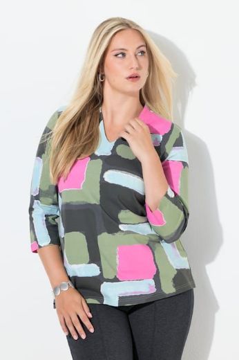 Plus size veliki brojevi Majica 3/4 rukava za punije