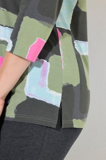 Plus size veliki brojevi Majica 3/4 rukava za punije