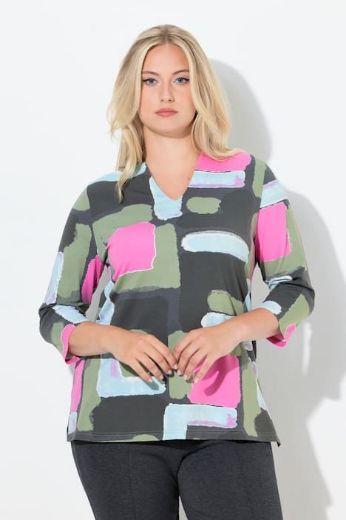 Plus size veliki brojevi Majica 3/4 rukava za punije