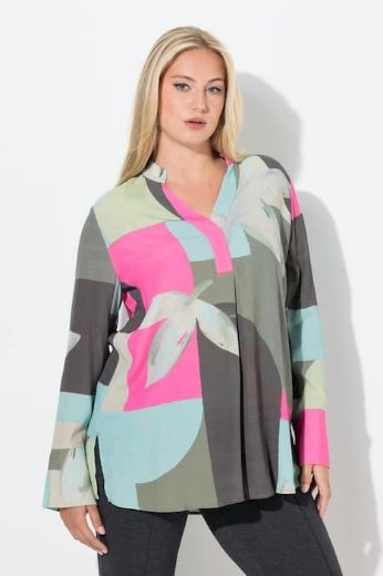 Plus size veliki brojevi Bluza dugih rukava A kroja za punije