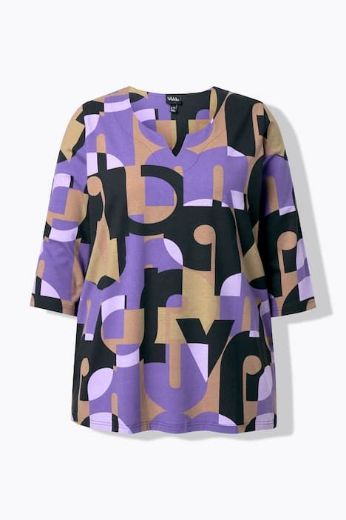 Plus size veliki brojevi Majica 3/4 rukava za punije