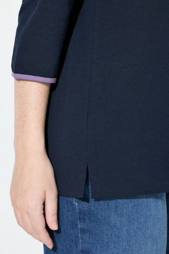 Plus size veliki brojevi Majica 3/4 rukava V ovratnika za punije