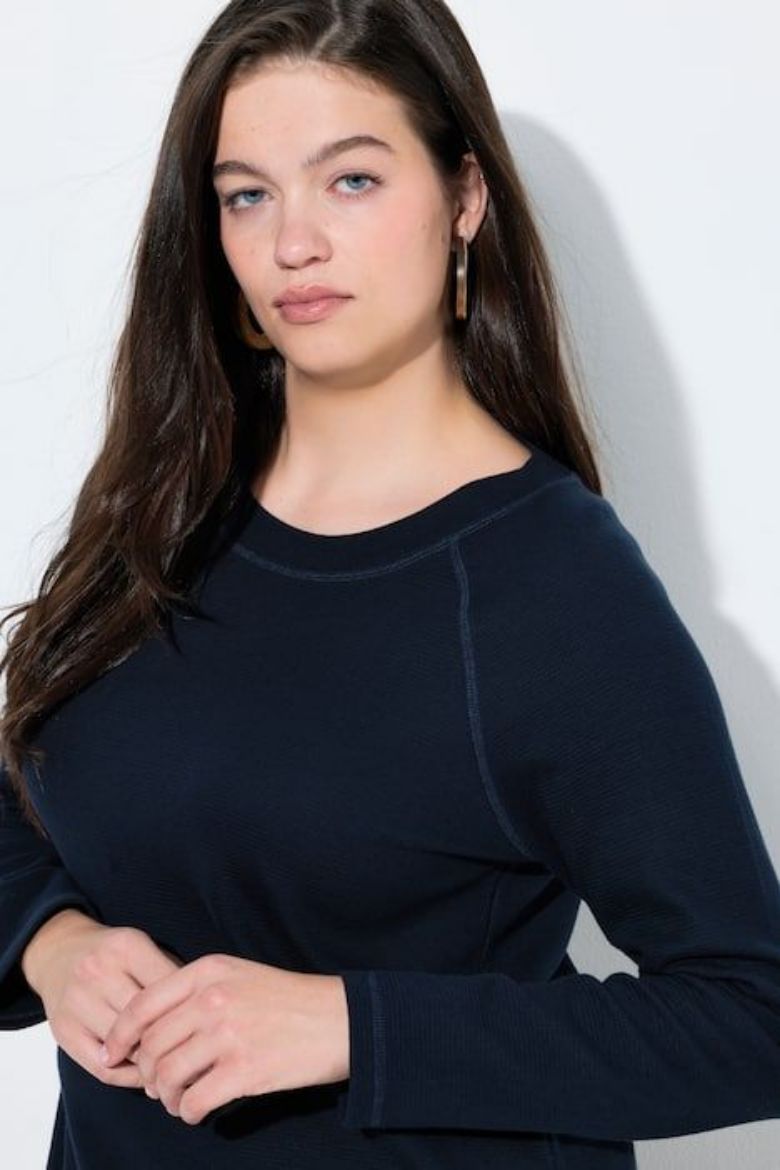 Plus size veliki brojevi Majica dugih rukava dužeg kroja za punije