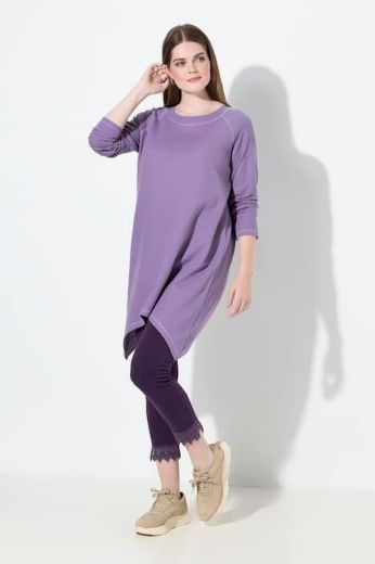 Plus size veliki brojevi Majica dugih rukava dužeg kroja za punije