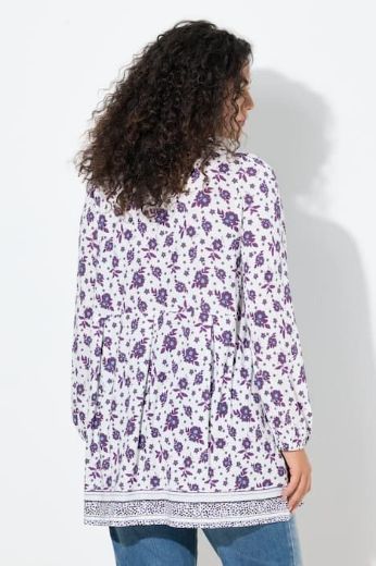 Plus size veliki brojevi Tunika dugih rukava A kroja za punije