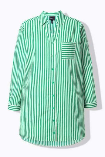 Plus size veliki brojevi Košulja dugih rukava dužeg kroja za punije