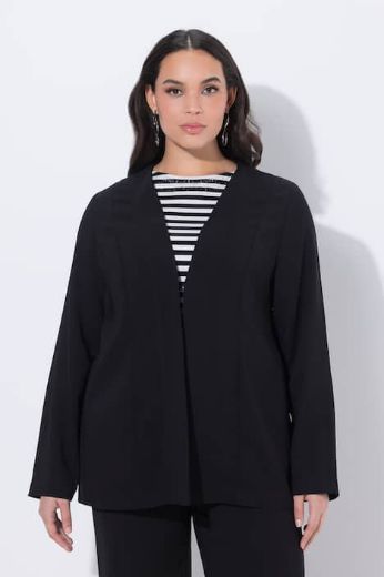 Plus size veliki brojevi Jakna lagana otvorenog kroja za punije