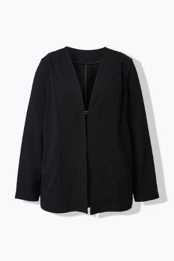 Plus size veliki brojevi Jakna lagana otvorenog kroja za punije