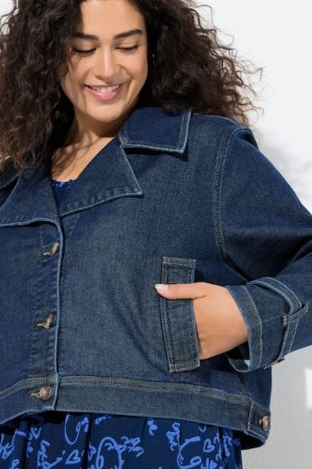 Plus size veliki brojevi Jakna traper za punije