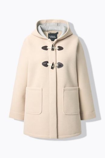 Plus size veliki brojevi Kaput na kopčanje s kapuljačom za punije