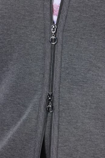 Plus size veliki brojevi Majica dugih rukava s patentnim zatvaračem za punije