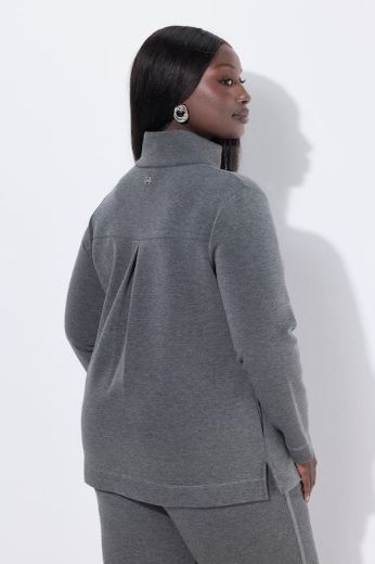 Plus size veliki brojevi Majica dugih rukava s patentnim zatvaračem za punije