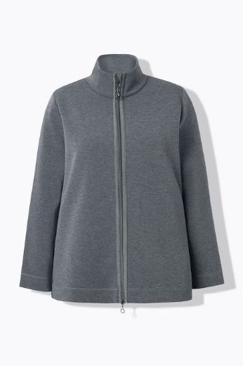 Plus size veliki brojevi Majica dugih rukava s patentnim zatvaračem za punije