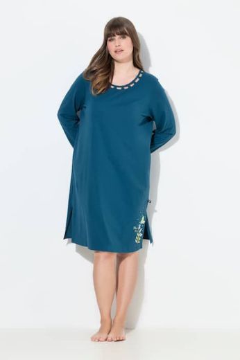 Plus size veliki brojevi Spavaćica dugih rukava 2 komada za punije