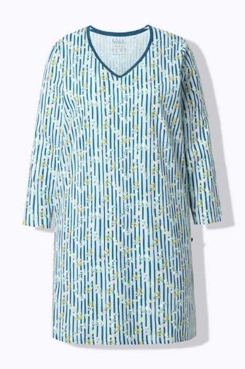 Plus size veliki brojevi Spavaćica dugih rukava 2 komada za punije