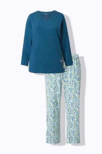 Plus size veliki brojevi Pidžama dugih rukava i dugih nogavica za punije