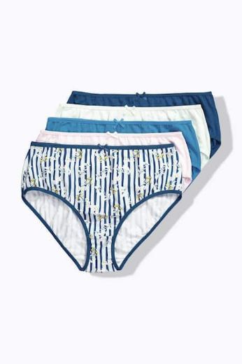 Plus size veliki brojevi Gaćice midi 5 komada za punije