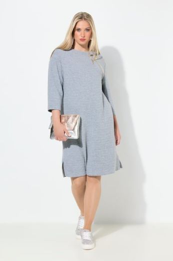 Plus size veliki brojevi Haljina midi 3/4 rukava za punije