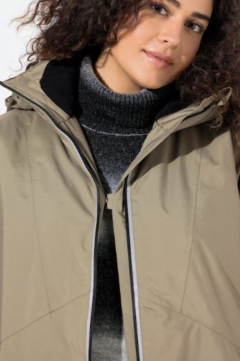 Plus size veliki brojevi Jakna vodootporna s kapuljačom za punije