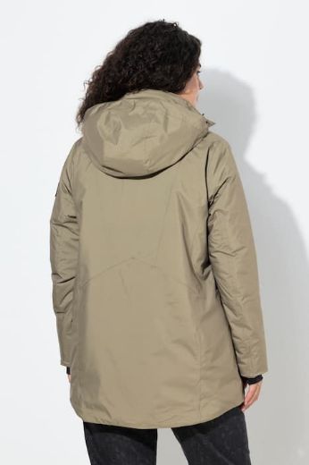 Plus size veliki brojevi Jakna vodootporna s kapuljačom za punije