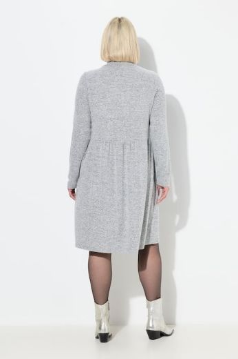 Plus size veliki brojevi Haljina dugih rukava A kroja za punije