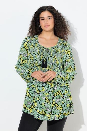 Plus size veliki brojevi Bluza dugih rukava A kroja za punije