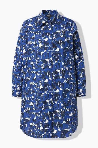 Plus size veliki brojevi Košulja dužeg A kroja za punije