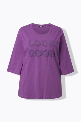 Plus size veliki brojevi Majica 3/4 rukava A kroja za punije