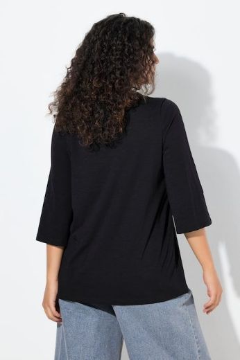 Plus size veliki brojevi Majica 3/4 rukava A kroja za punije